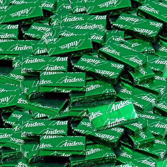 Andes Mints Bulk Individually Wrapped Creme De Menthe Thins 2LB Bag. Mints Individually Wrapped, Chocolate Mint Candy, Mint Chocolate, Andes Chocolate Mints, Andes Creme De Menthe Thin Mints