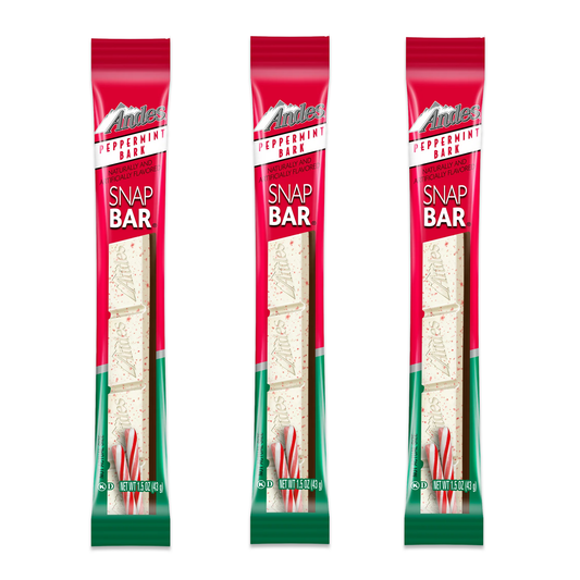 Andes Peppermint Bark Candy Snap Bar 1.5oz 3 Pack, Andes Mints Bulk Individually Wrapped, Christmas Mints, Andes Mints Candy, Andes Candies