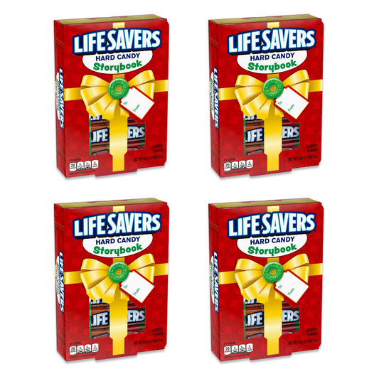 Lifesavers Christmas Candy Book 4 Pack of Lifesavers Hard Candy Lifesaver Storybook Candy. Christmas Candy Lifesaver Book, Life Saver Book Candy, Life Saver Christmas Book, Lifesaver Story Book