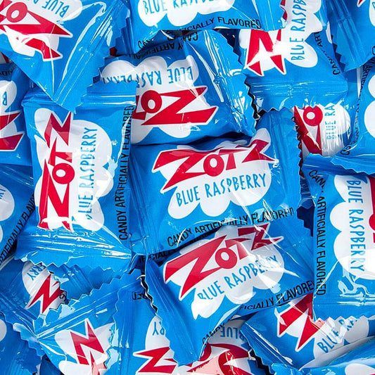Zotz Fizzy Candy Blue Raspberry Bulk 2LB Bag of Zots Vintage Candy, Retro Candy, Weird Candy, Zots Candies by Snackivore (Approx 175 Pieces).