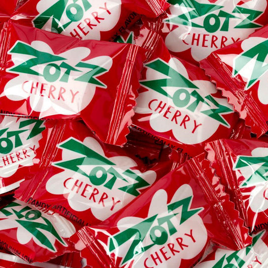 Zotz Fizzy Candy Cherry Bulk 2LB Bag of Zots Vintage Candy, Retro Candy, Weird Candy, Zots Candies by Snackivore (Approx 175 Pieces)