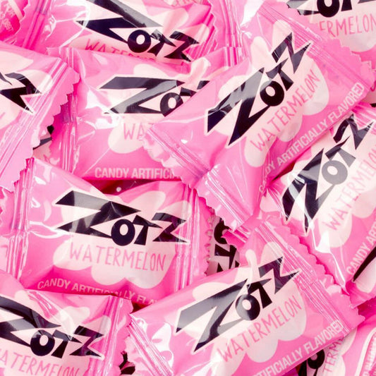 Zotz Fizzy Candy Watermelon Bulk 2LB Bag of Zots Vintage Candy, Retro Candy, Weird Candy, Zots Candies by Snackivore (Appox 175 Pieces).