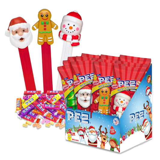 Pez Holiday Christmas Dispenser Pack of 36 Dispensers