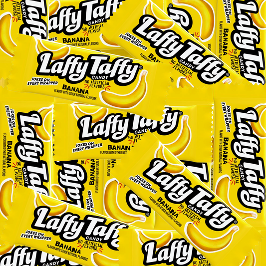 Banana Laffy Taffy Bulk 2LB Bag of Laffy Taffy Banana Candy, Banana Laffy Taffy Candy Bulk, Banana Taffy, Laffy Taffy Bites, Tangy Taffy by Snackivore